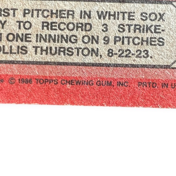 Topps 1986 Baseball Trading Cards - Picture 5 of 5